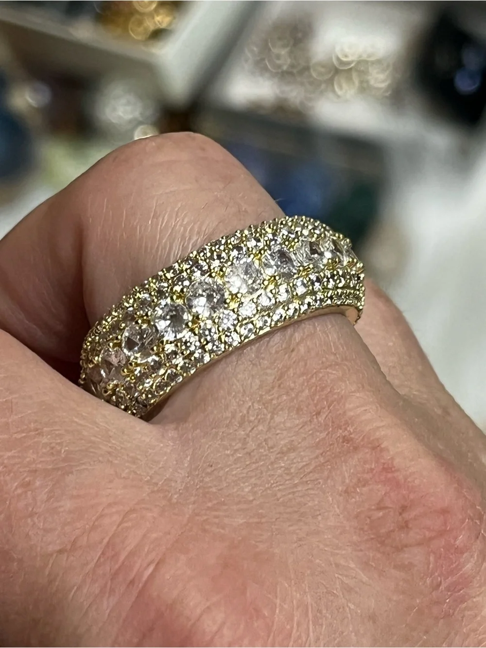 Multi Row Men's Ring